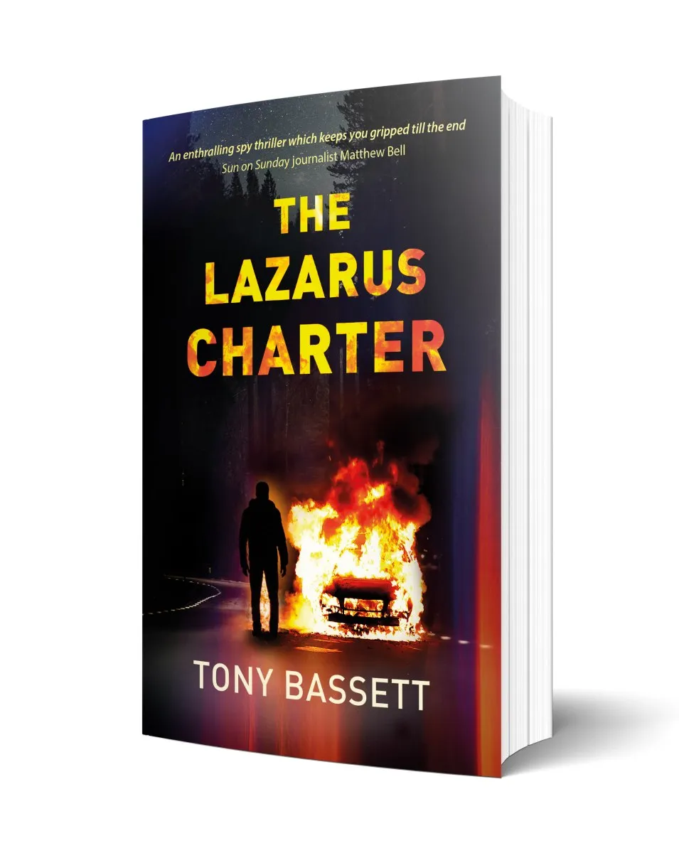 Book cover for The Lazarus Charter by Tony Bassett